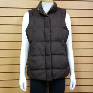 Eddie Bauer Down Vest Jacket Size Tall Medium